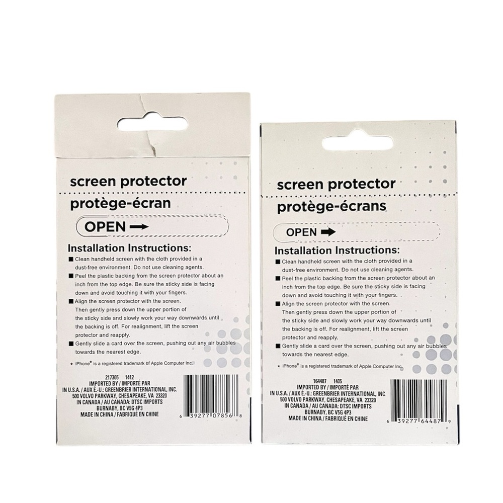 Clear Screen Protector Pack for iPhone 5 / 5S / 5C - Pack of 4 - Picture 2 of 7